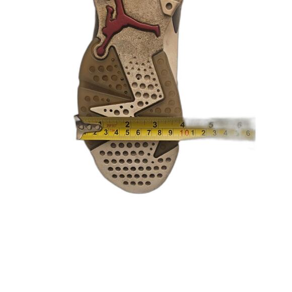 Bold Red And White Air Jordan 6 Retro "Carmine" Shoes 2020 Youth Size 7Y (W 8.5) - Picture 8 of 12